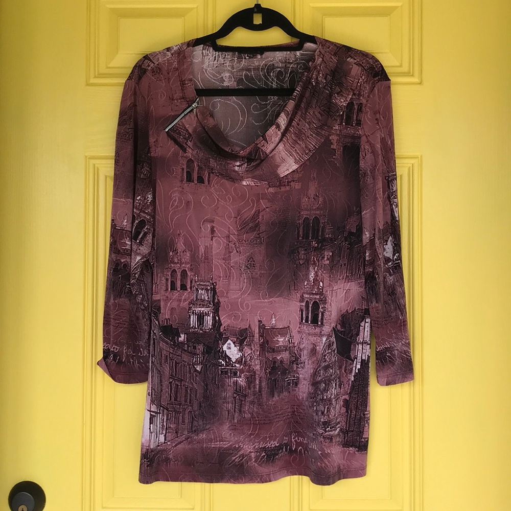 Emotions by Marie Claire. 3/4 Mauve & Black xL